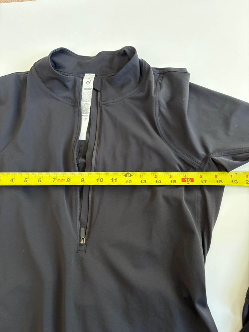 Lululemon Nulux Long Sleeve Tennis Dress Built in Shorts Size 12 Black - Picture 6 of 7